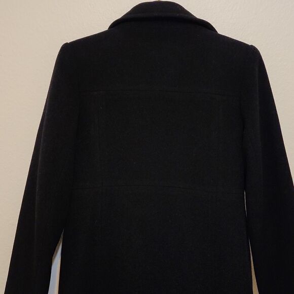 AK Anne Klein black wool peacoat- size small - Picture 4 of 13